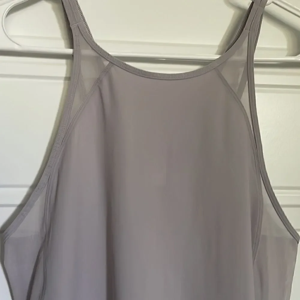 Lululemon Gray High Neck Tank Top